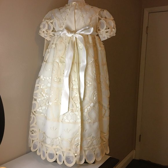 MARALY Traditional Baptism Christening Gown with Bonnet  👼  NEW WITH TAG… - Picture 8 of 16